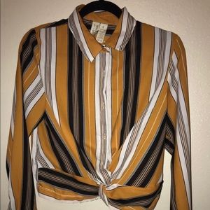 Long sleeve crop top